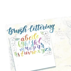 Kuitukärkikynä 12 kpl kaksipäinen brush letter duo