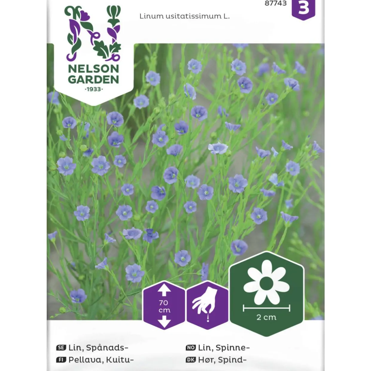 Kuitupellava siemen Nelson Garden Basic