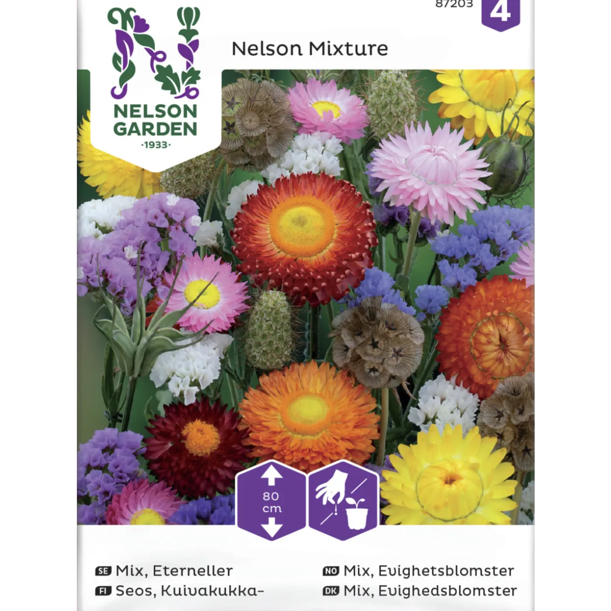 Kuivakukkaseos siemen Nelson Garden Basic