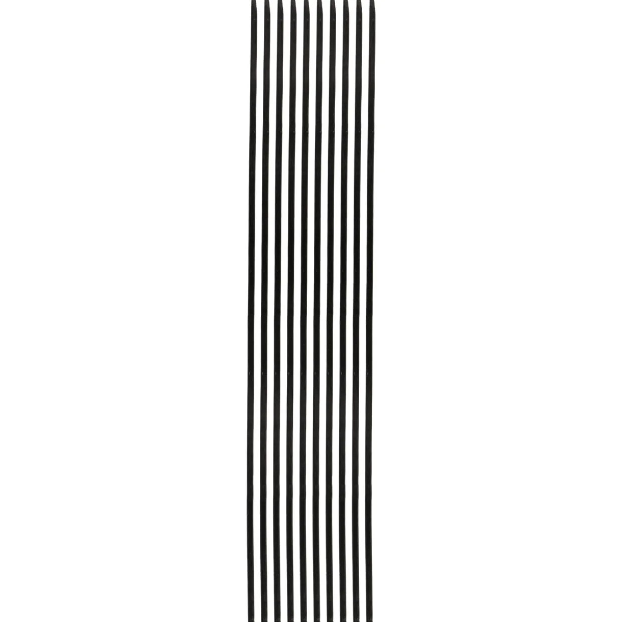 Kukkakeppi 10 kpl 90 cm musta