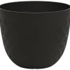 Kukkaruukku Multy Home Scalloped 30 cm, musta