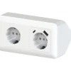 Kulmapistorasia 2-osainen + USB A+C