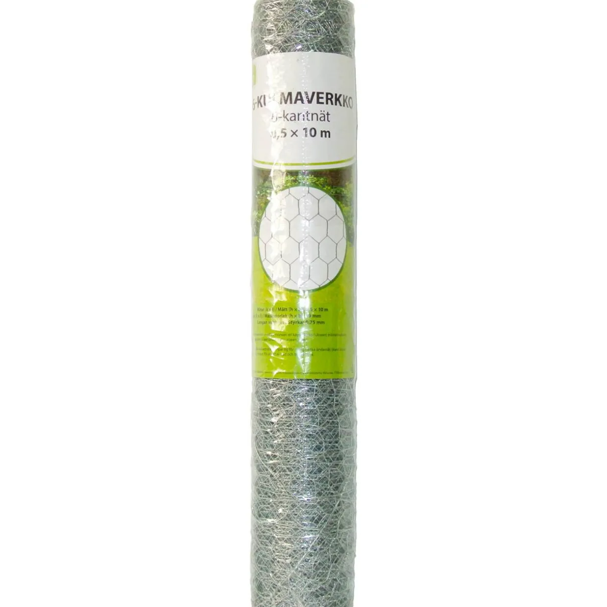 6-kulmaverkko GLV 0,5 x 10 m HEX