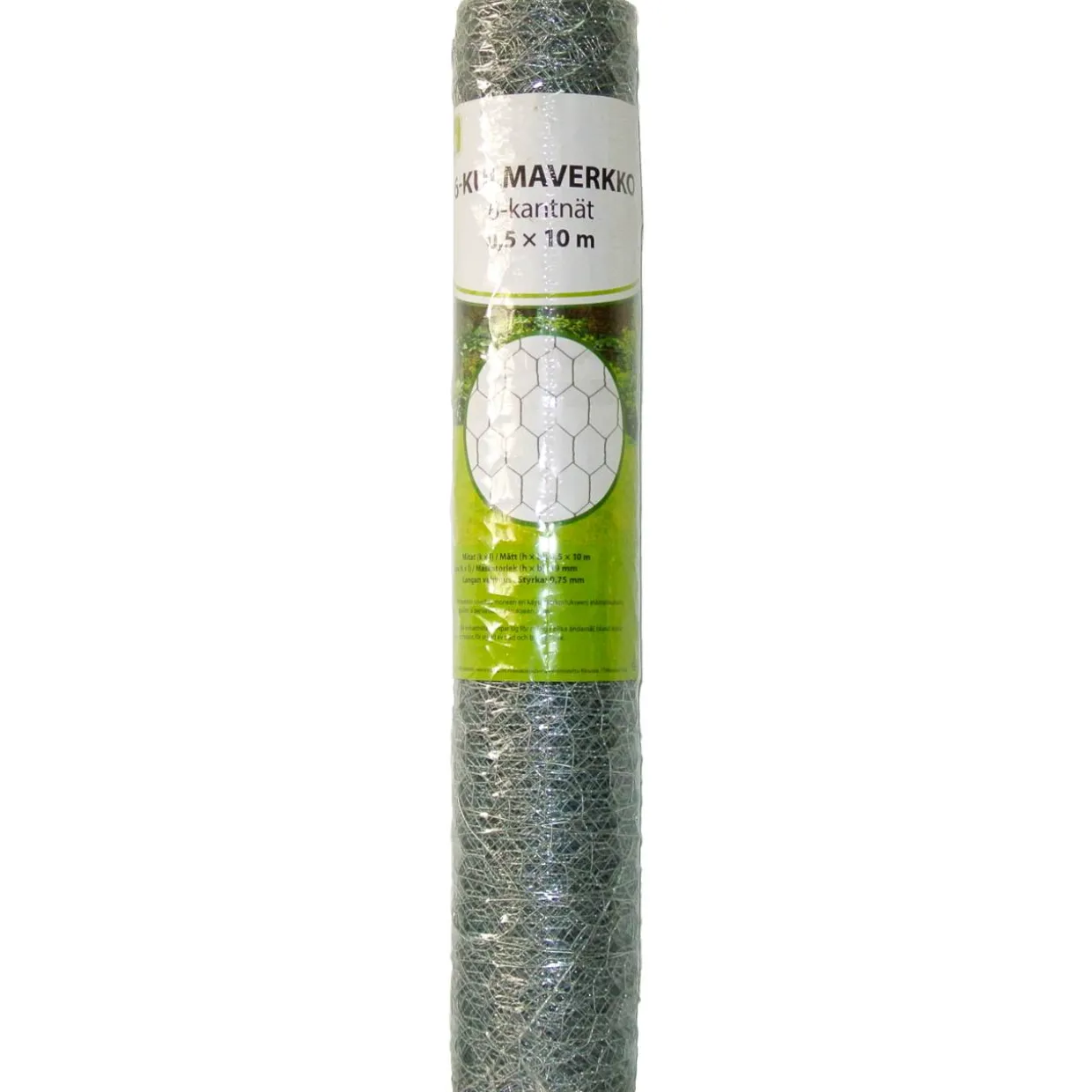 6-kulmaverkko GLV 0,5 x 10 m HEX