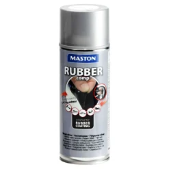 Kumipinnoitespray RUBBERcomp vannehopea 400 ml