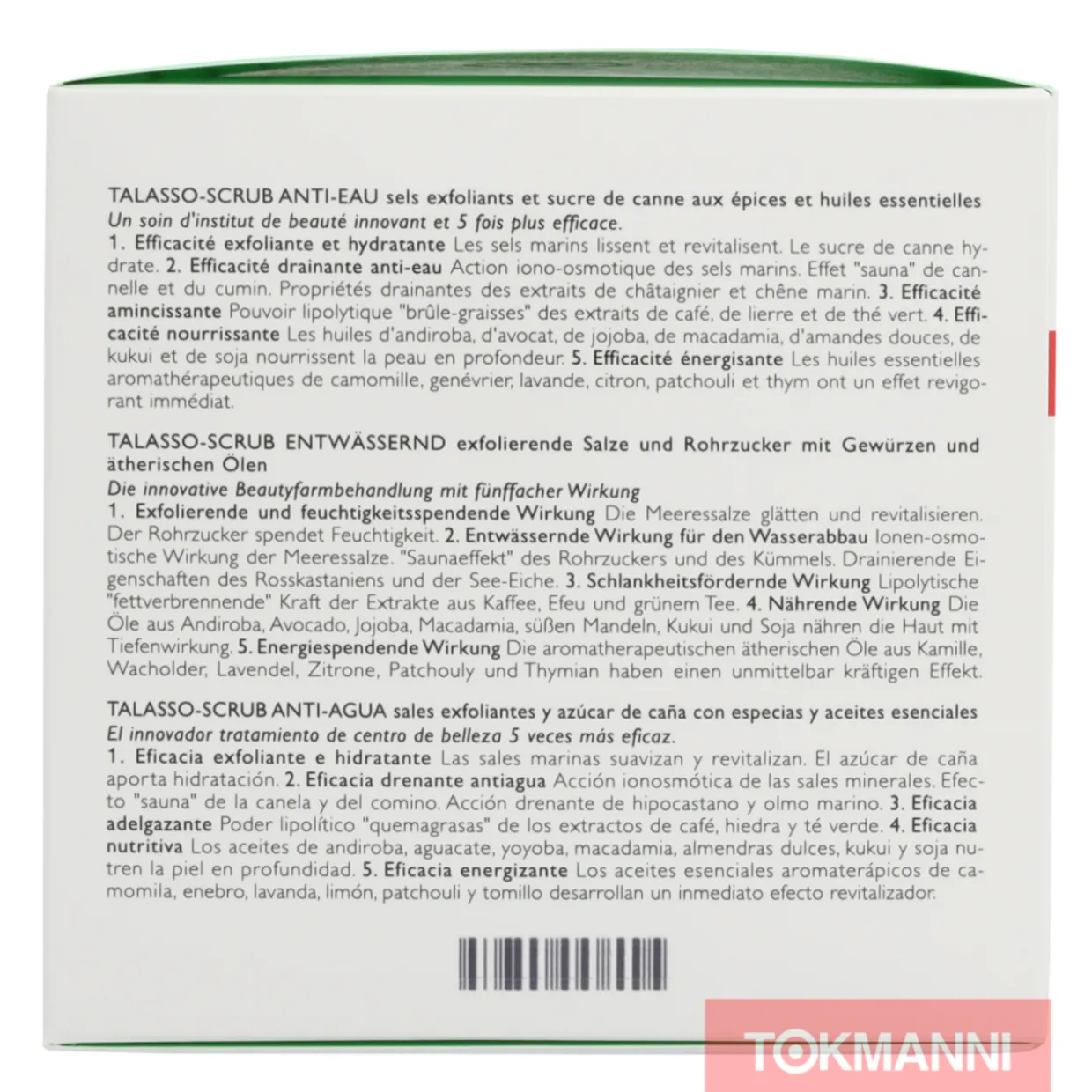 Kuorintavoide, Collistar 700 g Anti-Water Talasso Salts And Cane Sugar With Spices And Essential Oils