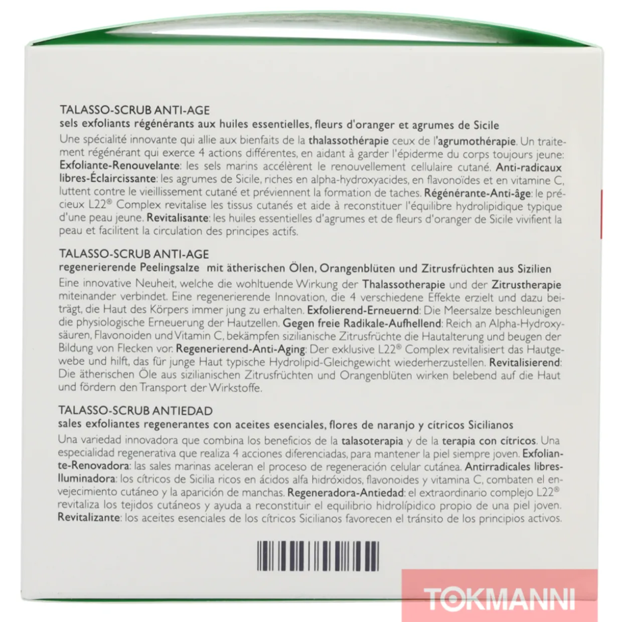 Kuorintavoide, Collistar 700 g Anti-Age Talasso With Essential Oils, Orange Blossom And Sicilian Citrus Fruits