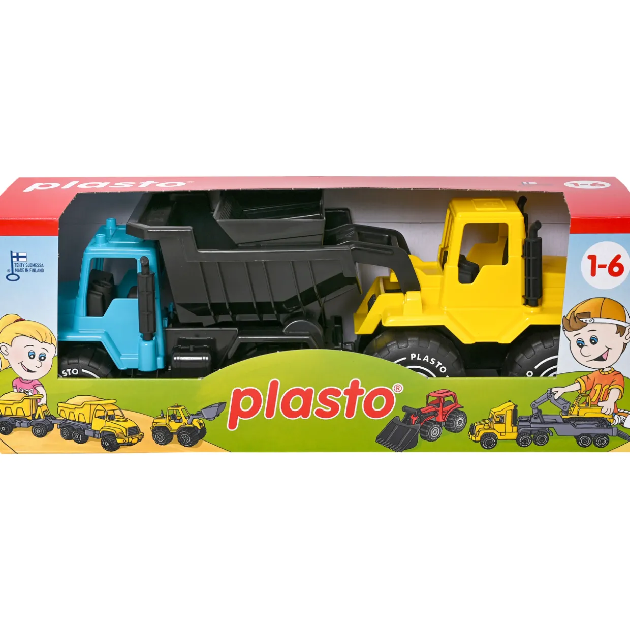 Kuorma-auto ja kauhakuormaaja Plasto 30 cm