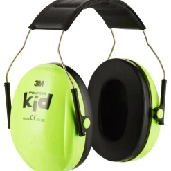 Kupusuojain 3M Peltor Kid H510AK, neonvihreä (87–98 dB)