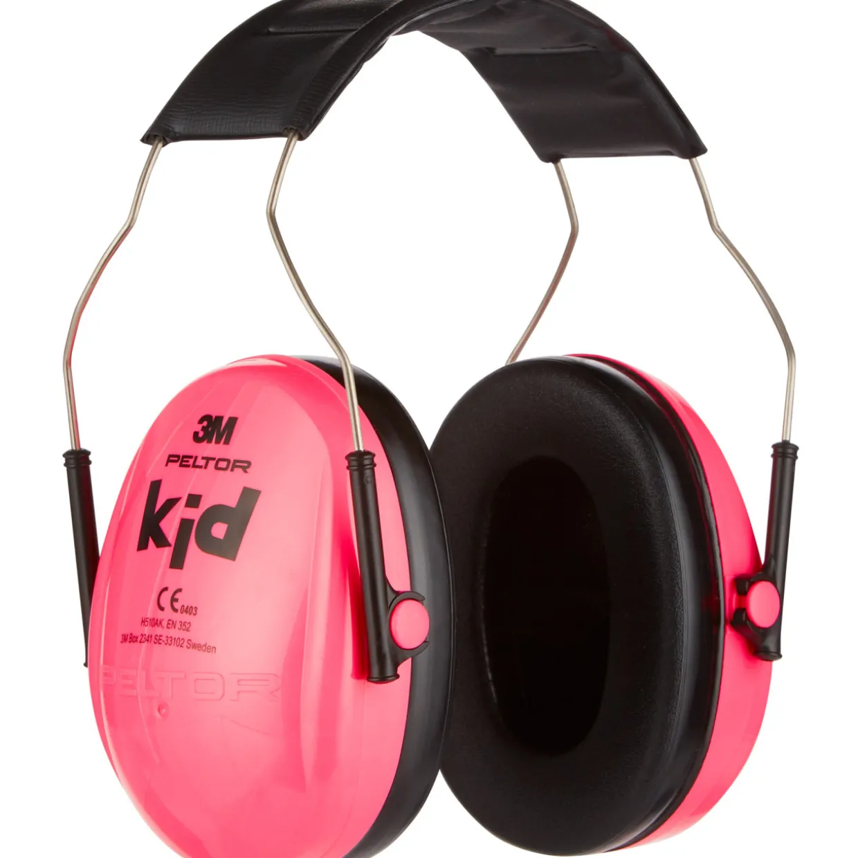 Kupusuojain 3M Peltor Kid H510AK, vaaleanpunainen (87–98 dB)