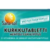 Kurkkutabletti Sana-sol 16 kpl mentoli-eukalyptus
