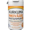 Kurkuma-inkivääri-mustapippuri + C-vitamiini Via Naturale 60 kpl