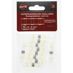 Kutistejatkoliitin tinalla 4-6 mm², 10 kpl