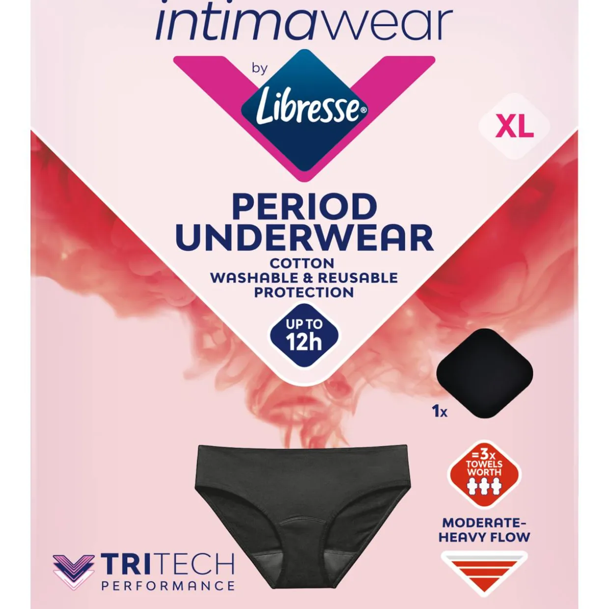 Kuukautisalushousut Libresse Cotton Hipster