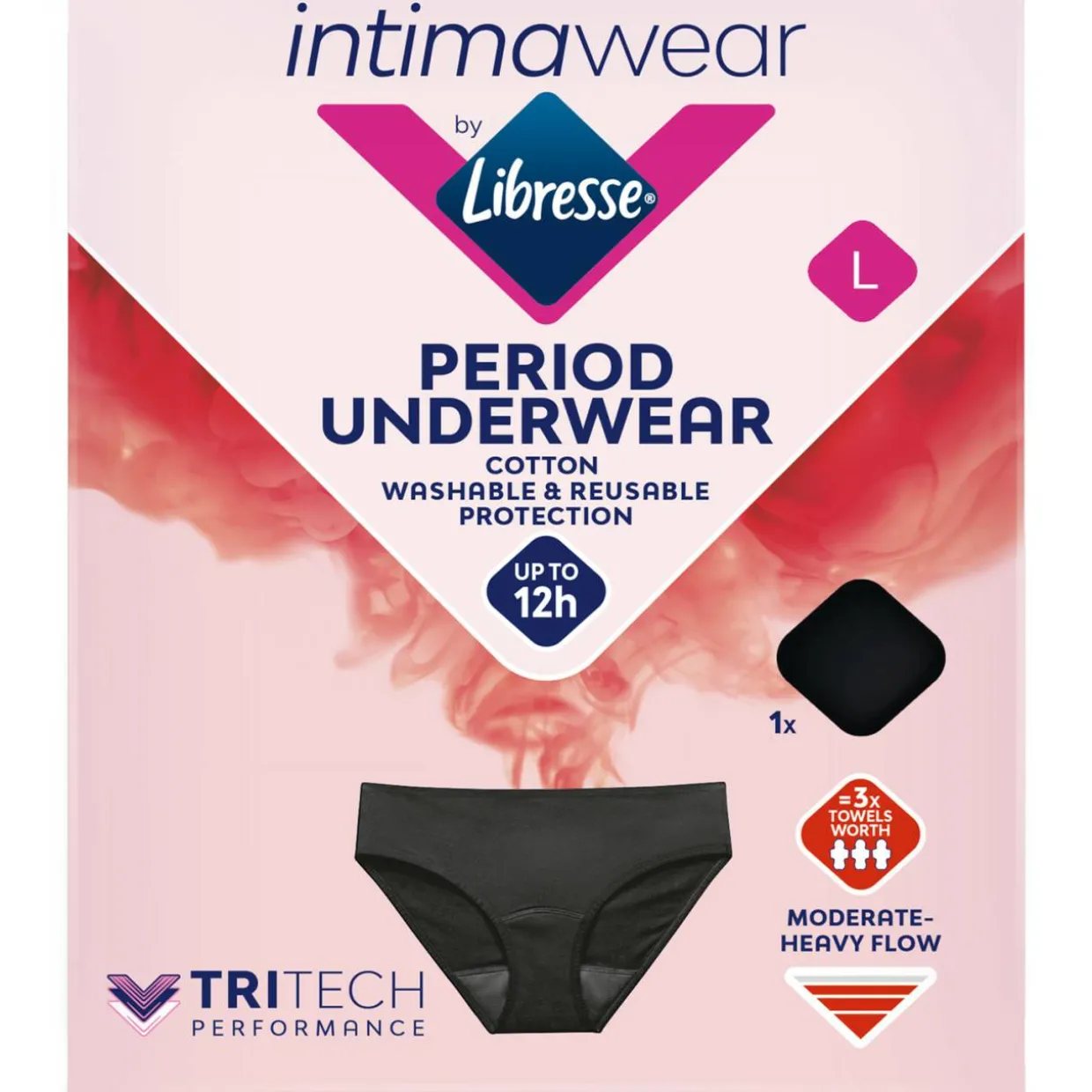 Kuukautisalushousut Libresse Cotton Hipster