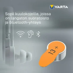 Kuulokojeparisto Varta 13 6 kpl