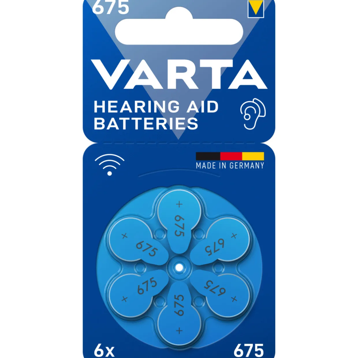 Kuulokojeparisto Varta 675 6 kpl