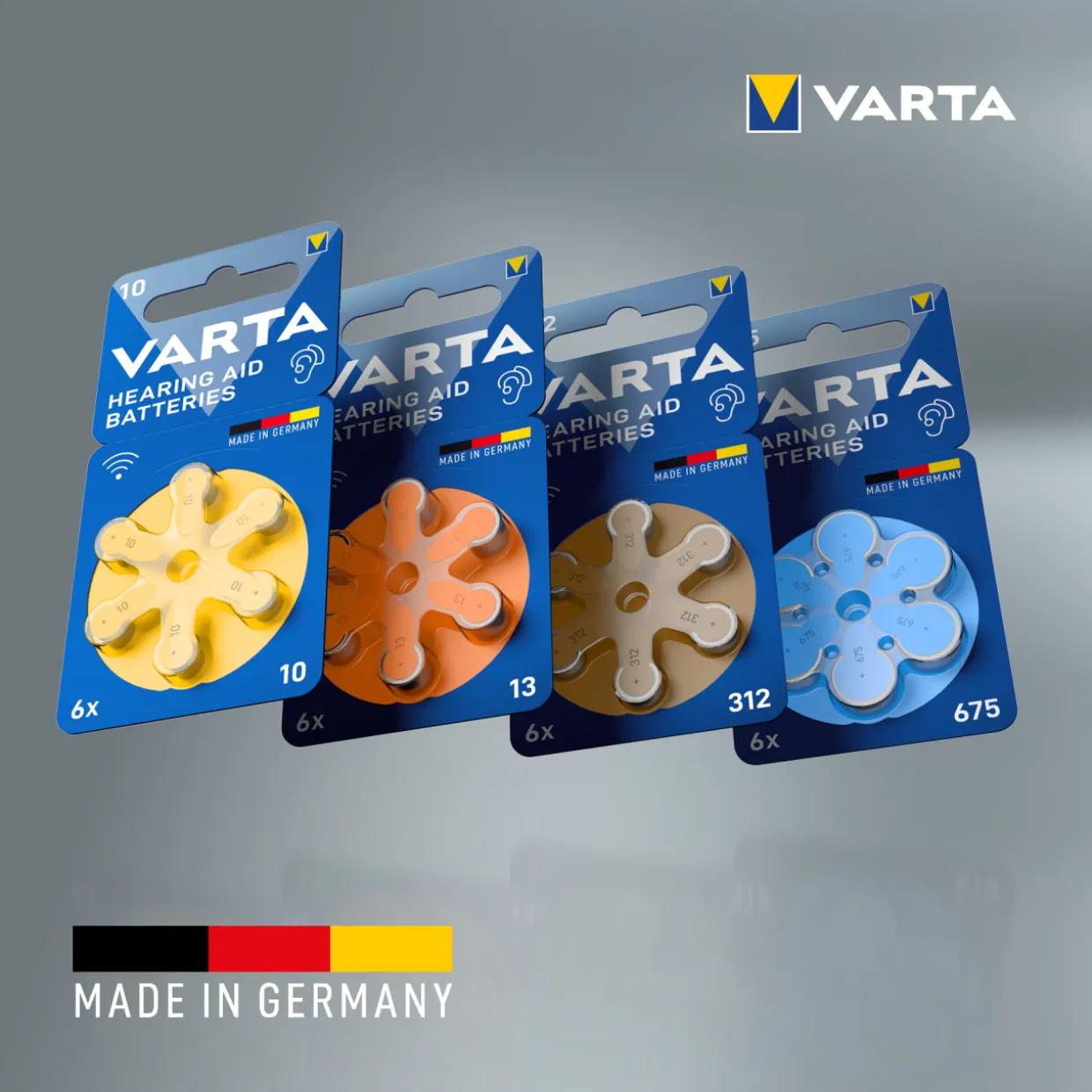 Kuulokojeparisto Varta 675 6 kpl