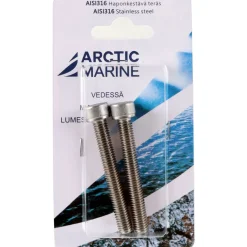 Kuusiokoloruuvi DIN 912 M8x60mm A4