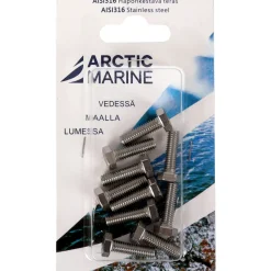 Kuusioruuvi Arctic Marine DIN933 M6x20 A4, 10 kpl