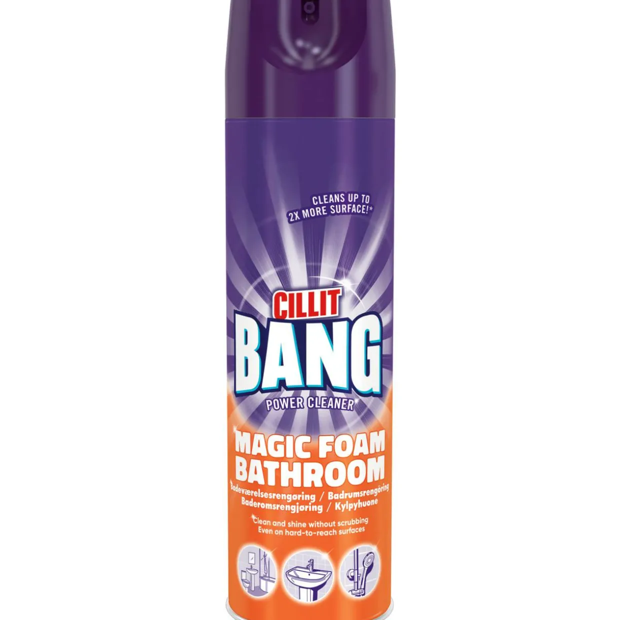 Kylpyhuoneen puhdistusvaahto 600 ml Active Foam