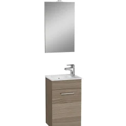 Kylpyhuonekalustesetti Vitra 3in1 Mia 40 cm tammi