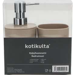 Kylpyhuonesetti Kotikulta 3 osaa harmaa