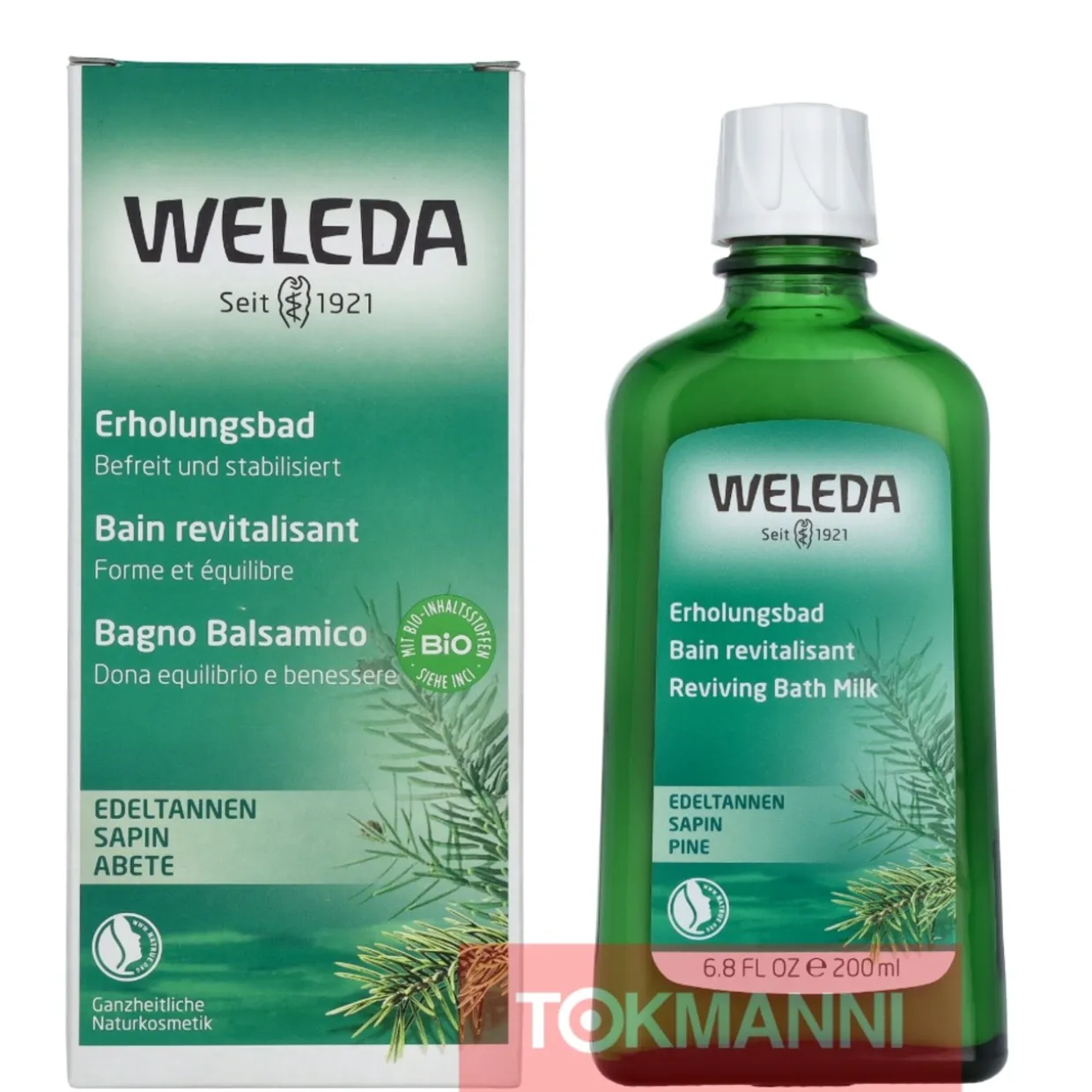 Kylpymaito, Weleda 200 ml Pine Reviving