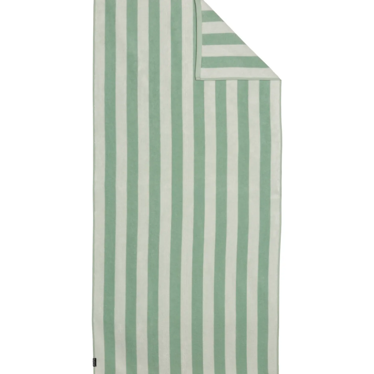 Kylpypyyhe Ratia 70 x 140 cm Raita vihreä/luonnonvalkoinen