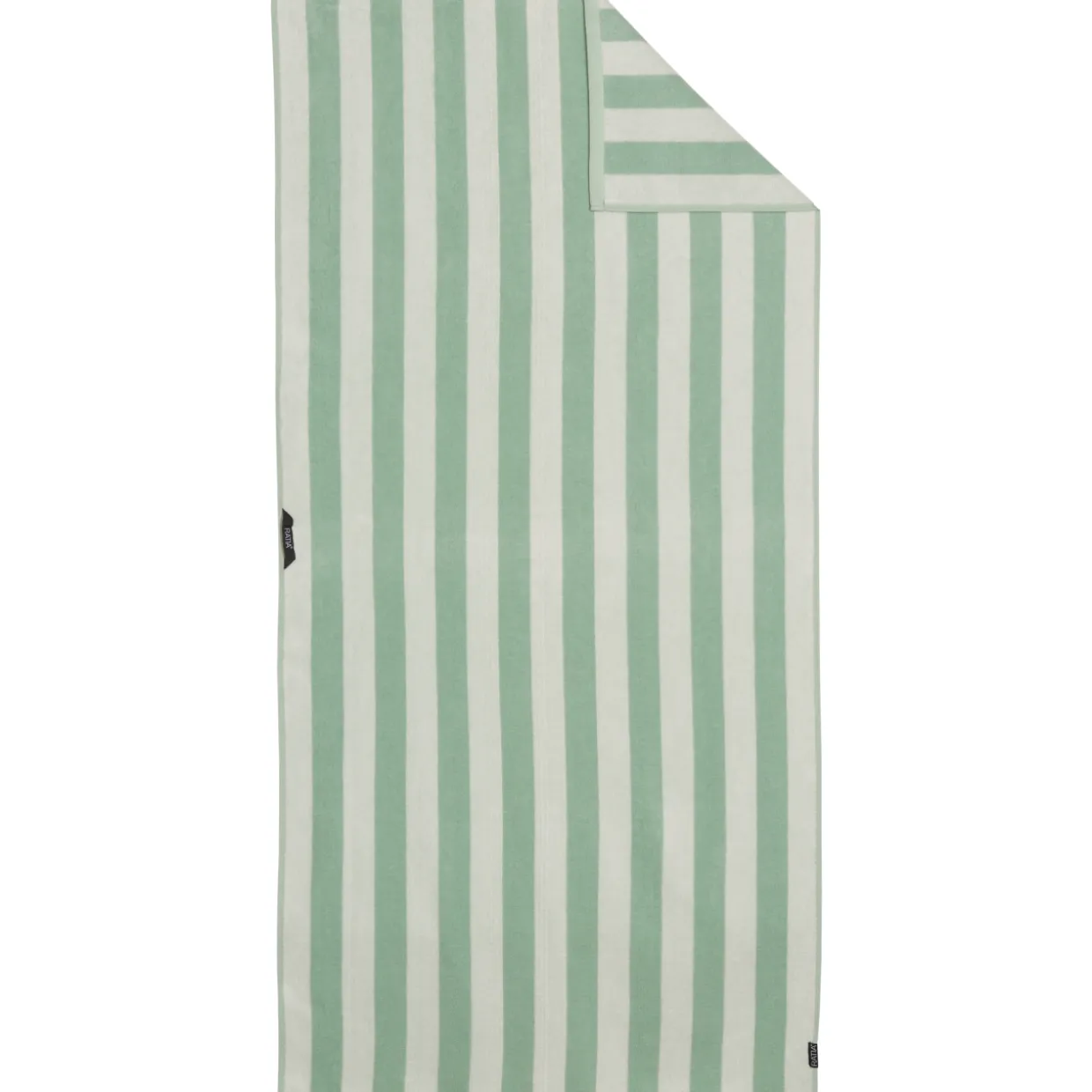 Kylpypyyhe Ratia 70 x 140 cm Raita vihreä/luonnonvalkoinen