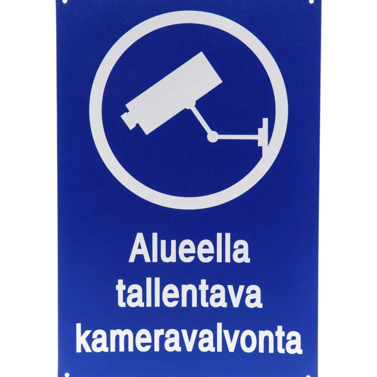 Kyltti "Alueella tallentava kameravalvonta"