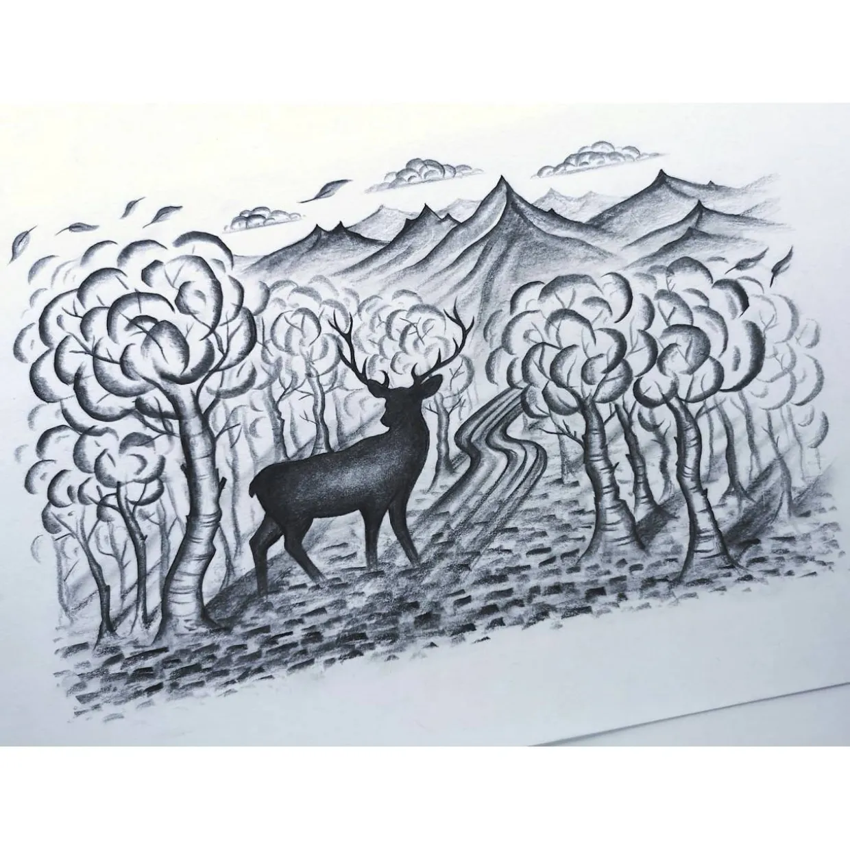 Kynäsetti Staedtler 12 osaa hiilipiirustus