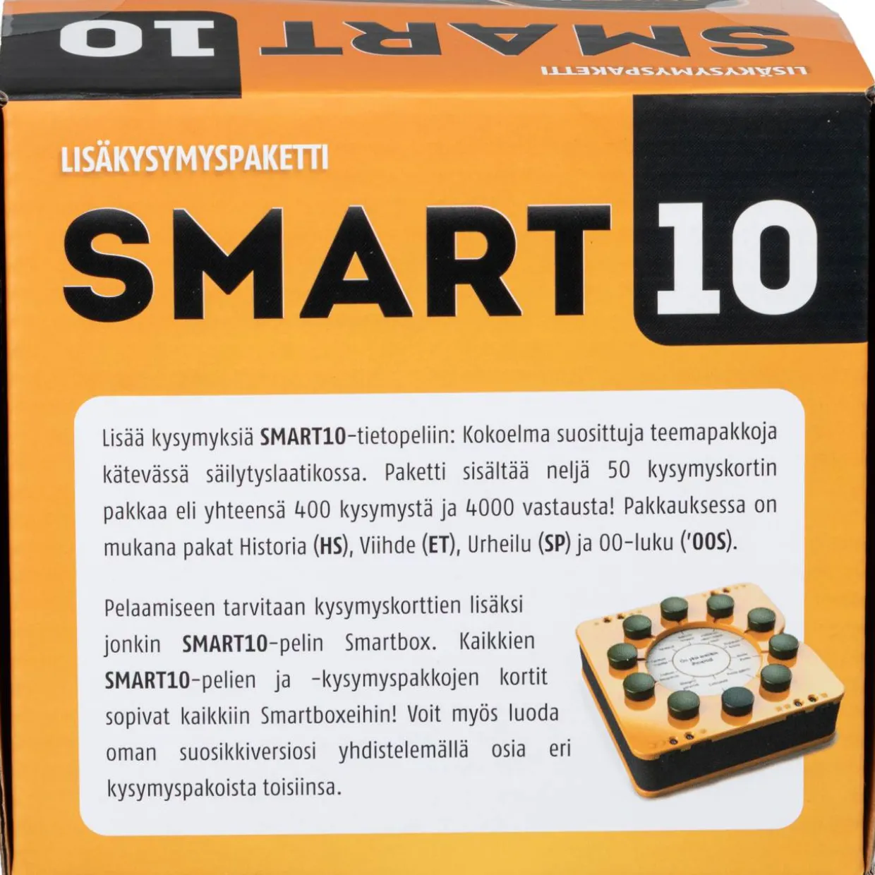 Kysymyskortit Smart10 combo 4 kpl ja säilytyspussi