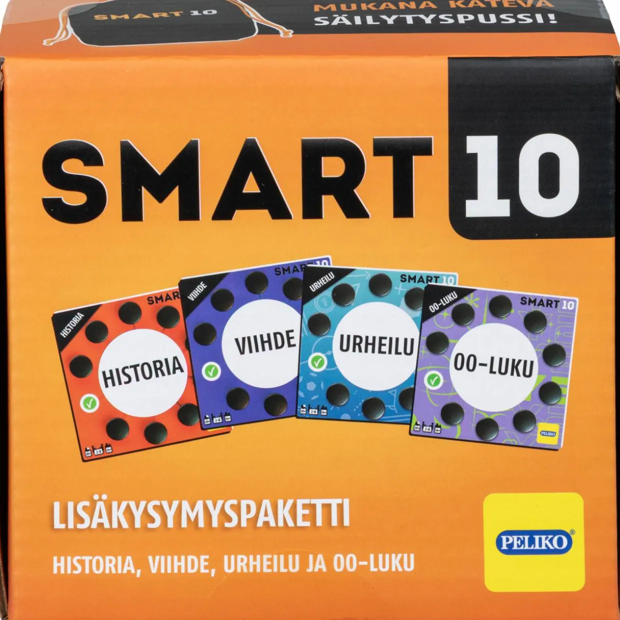 Kysymyskortit Smart10 combo 4 kpl ja säilytyspussi