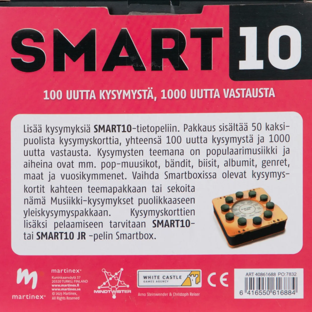Kysymyskortit Smart10 Musiikki