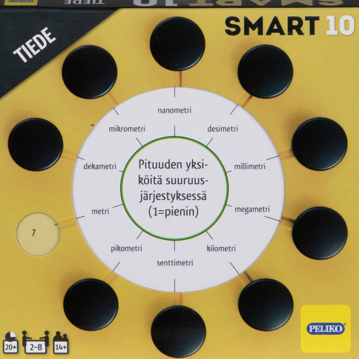 Kysymyskortit Smart10 Tiede