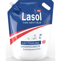 Käyttövalmis lasinpesuneste -22 °C, 3 l