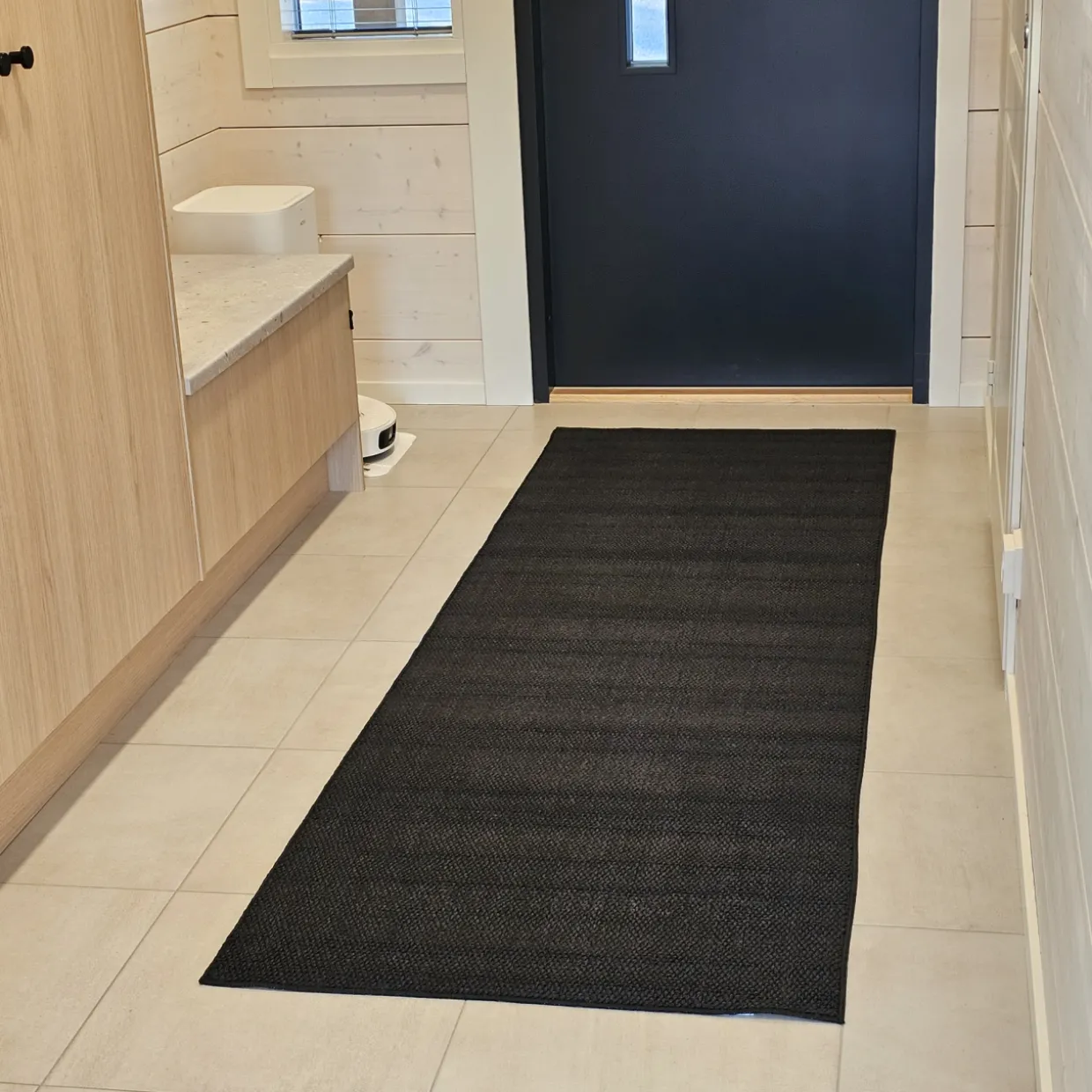 Käytävämatto Village's 80 x 250 cm Linnea musta