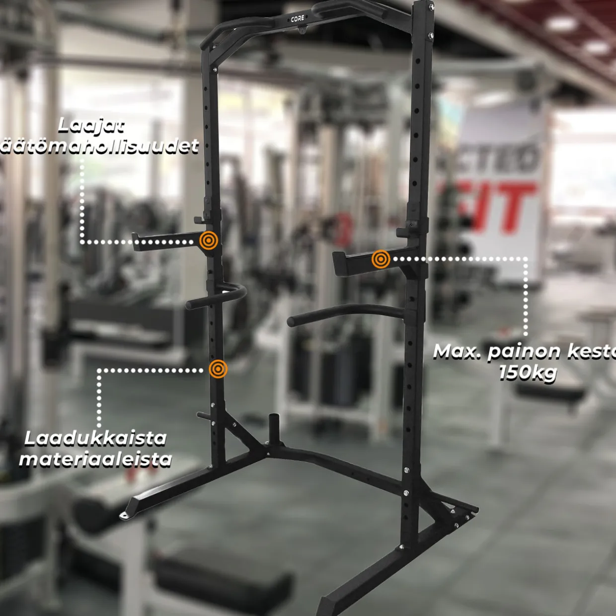 Kyykkyteline Core Half Rack