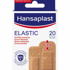 Laastarilajitelma Hansaplast Elastic 20 kpl