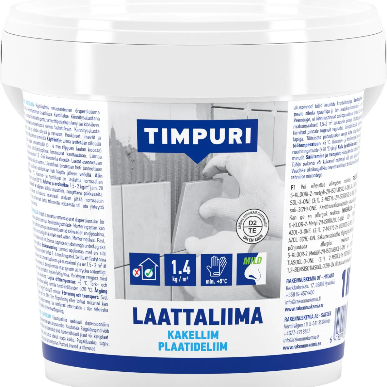 Laattaliima Timpuri 1 kg