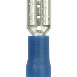 Laattaliitin naaras 6,35 x 0,8 mm, sininen