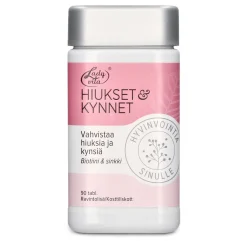 Ladyvita Hiukset & kynnet 90 kpl 63 g biotiini & sinkki