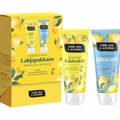 Lahjapakkaus Lemon Juice & Glycerine 200 ml perinteinen voidesetti