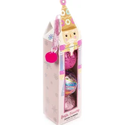 Lahjapakkaus Simple Pleasure 3 x 50 g Pink Nutcracker kylpypommit