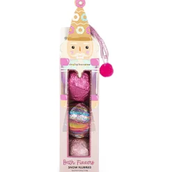 Lahjapakkaus Simple Pleasure 3 x 50 g Pink Nutcracker kylpypommit