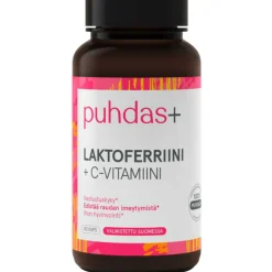 Laktoferriini + C-vitamiini Puhdas+ 40 kaps 18 g