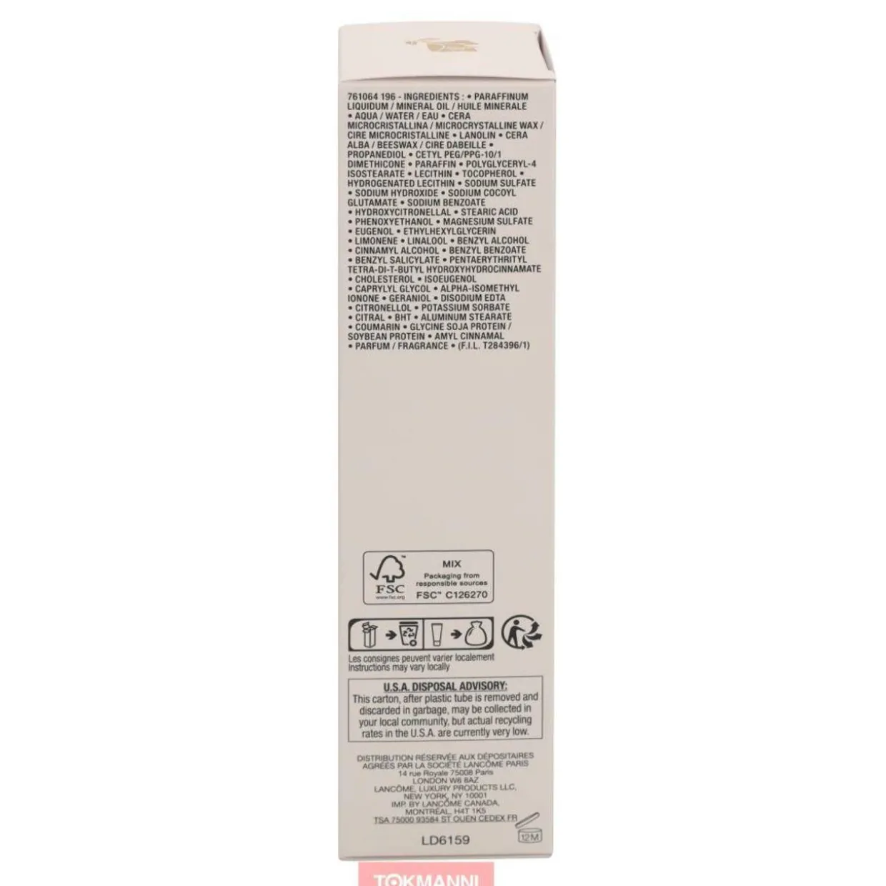 Lancome Nutrix Nourishing And Soothing Rich Cream 125ml
