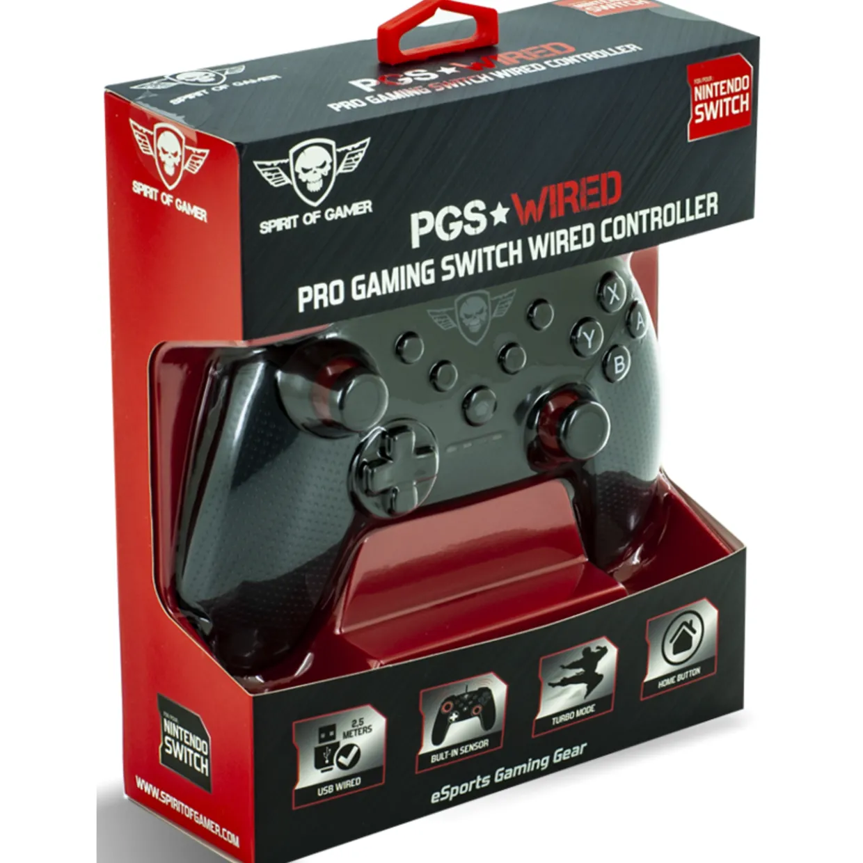Langallinen peliohjain Spirit of Gamer Switch Pro
