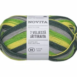 Lanka Novita 150 g 7 Veljestä Jättiraita